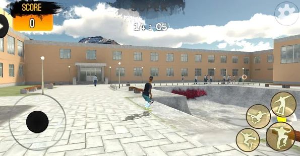 Скачать взломанную Freestyle Extreme Skater: Flippy Skate версия 1.0 apk на Андроид - Бесконечные деньги