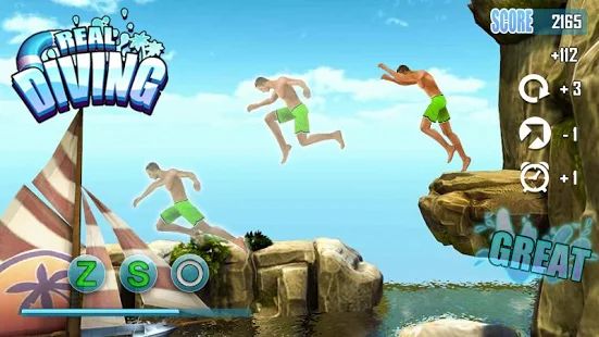 Скачать взломанную Реальный прыжок в воду версия 1.2.3 apk на Андроид - Бесконечные деньги