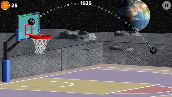 Скачать взломанную Баскетбол: броски в кольцо версия 2.5 apk на Андроид - Бесконечные деньги