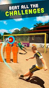 Скачать взломанную Shoot Цель Пляжный футбол версия 1.3.8 apk на Андроид - Открытые уровни