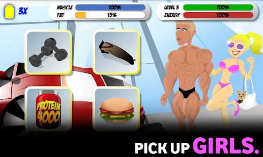 Скачать взломанную Bodybuilding and Fitness game - Iron Muscle версия 1.13 apk на Андроид - Много монет