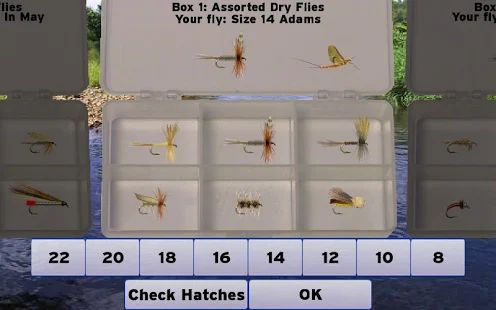 Скачать взломанную Fly Fishing Simulator версия Зависит от устройства apk на Андроид - Много монет