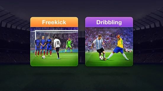 Скачать взломанную FreeKick Football 2020 версия 2.1.8 apk на Андроид - Бесконечные деньги
