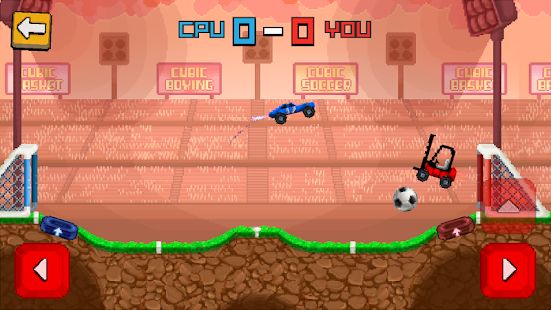 Скачать взломанную Pixel Cars. Soccer версия 1.8 apk на Андроид - Много монет