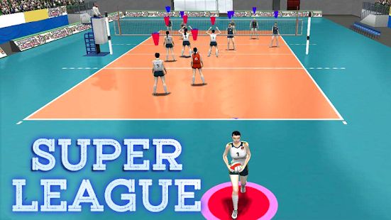 Скачать взломанную Volleyball Super League версия 1.1 apk на Андроид - Бесконечные деньги
