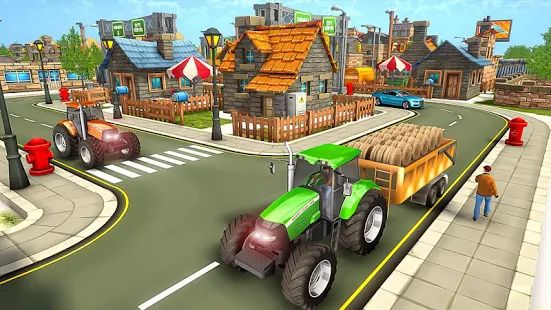 Скачать взломанную сельское хозяйство тракторное хозяйство версия 1.4 apk на Андроид - Много монет