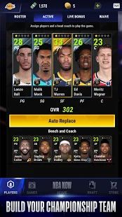 Скачать взломанную NBA NOW Mobile Basketball Game версия 2.0.9 apk на Андроид - Много монет