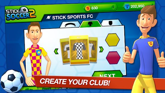 Скачать взломанную Stick Soccer 2 версия 1.2.1 apk на Андроид - Открытые уровни