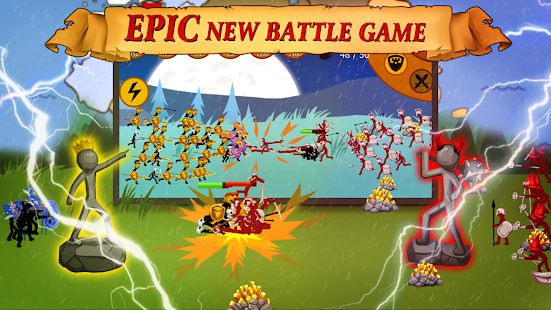 Скачать взломанную Stickman Battle 2020: Stick War Fight версия 1.3.0 apk на Андроид - Открытые уровни