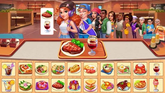 Скачать взломанную Cooking Frenzy : безумный повар в кулинарных играх версия 1.0.33 apk на Андроид - Открытые уровни