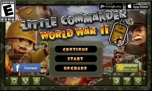 Скачать взломанную Маленький командир: WWII TD версия 1.9.3 apk на Андроид - Открытые уровни