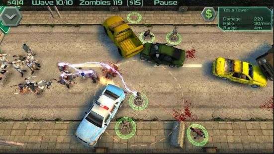 Скачать взломанную Zombie Defense версия 12.7 apk на Андроид - Бесконечные деньги