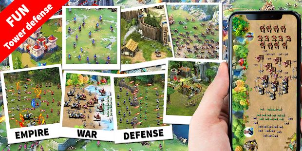 Скачать взломанную Empire Defense: Age of Stick War & Tower Defense версия 15 apk на Андроид - Много монет