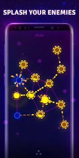 Скачать взломанную Splash Wars - glow space strategy game версия 64 apk на Андроид - Бесконечные деньги