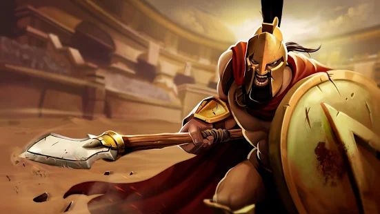 Скачать взломанную Gladiator Heroes - файтинг и стратегия версия 3.4.5 apk на Андроид - Бесконечные деньги