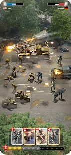 Скачать взломанную Heroes of War: WW2 Idle RPG версия 1.0.7 apk на Андроид - Много монет