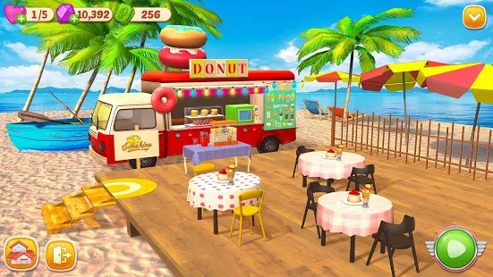 Скачать взломанную Ресторанная игра «Домашний дизайн: Дом готовки» версия 1.0.19 apk на Андроид - Открытые уровни