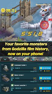Скачать взломанную Godzilla Defense Force версия 2.3.4 apk на Андроид - Открытые уровни