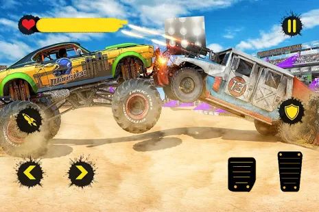 Скачать Monster Truck Crash Derby: Бесстрашные трюки 2019 версия 1.8 apk на Андроид - Неограниченные функции