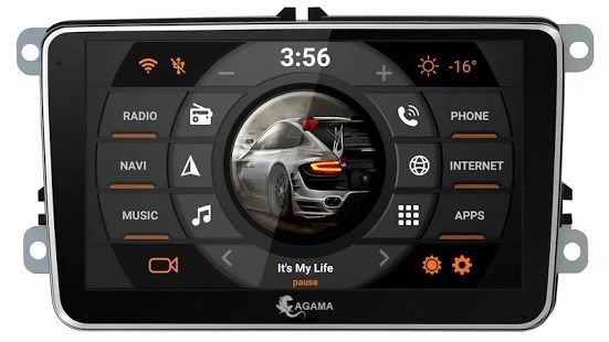 Скачать AGAMA Car Launcher версия 2.6.0 apk на Андроид - Без кеша
