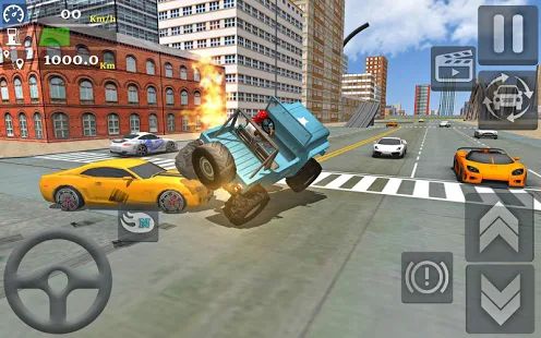 Скачать Monster Truck Stunts Driving Simulator версия 0.8 apk на Андроид - Без кеша