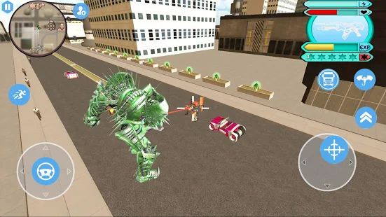 Скачать Flying Dragon Robot Transform Vice Town версия 1.0 apk на Андроид - Полная