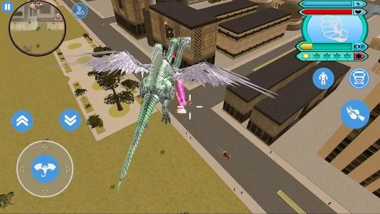 Скачать Flying Dragon Robot Transform Vice Town версия 1.0 apk на Андроид - Полная