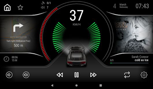 Скачать Tunnel - theme for CarWebGuru car launcher версия 1.0 apk на Андроид - Неограниченные функции