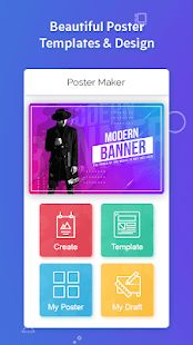 Скачать Poster Maker, Flyers, Banner, Ads, Card Designer версия 7.0 apk на Андроид - Неограниченные функции