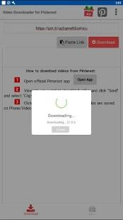 Скачать Video Downloader for Pinterest версия 11 apk на Андроид - Без Рекламы