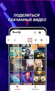 Скачать Загрузчик видео для TikTok - без водяных знаков версия 4.4 apk на Андроид - Без Рекламы
