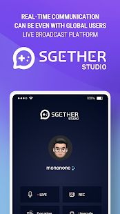 Скачать SGETHER Studio - Live Stream версия 1.2.6 apk на Андроид - Без кеша