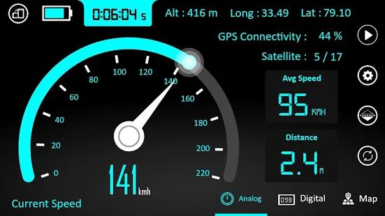 Скачать GPS спидометр : одометр, также скорость трекер версия 1.9.6 apk на Андроид - Полный доступ