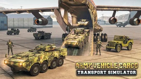 Скачать Army Vehicle Cargo Transport S версия 1.1 apk на Андроид - Неограниченные функции