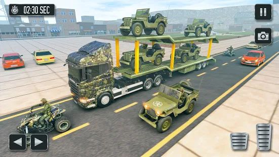 Скачать Army Vehicle Cargo Transport S версия 1.1 apk на Андроид - Неограниченные функции