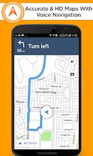 Скачать Голосовой GPS вождения - Направления навигации GPS версия 1.0.5 apk на Андроид - Встроенный кеш