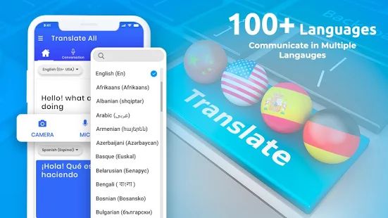 Скачать переводчик всех языков - голосовой переводчик версия 1.3.1 apk на Андроид - Разблокированная
