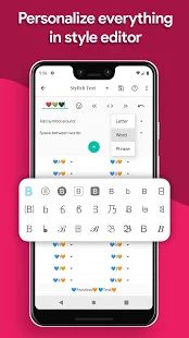 Скачать Stylish Text - Keyboard, Fonts, Symbols & Emoji версия 2.4.0 apk на Андроид - Встроенный кеш