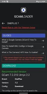 Скачать GCam Loader версия 1.5 apk на Андроид - Без Рекламы