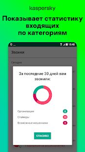 Скачать Определитель номера, антиспам: Kaspersky Who Calls версия 1.23.0.1018 apk на Андроид - Все открыто