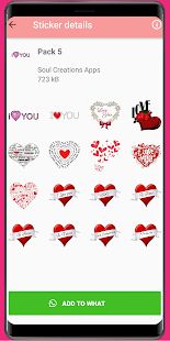 Скачать ❤️ WAStickerApps любовь, любовь стикер, романтично версия 2.0 apk на Андроид - Полная