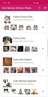 Скачать Новые смешные наклейки мем кошки WAStickerApps версия 1.5.1 apk на Андроид - Неограниченные функции