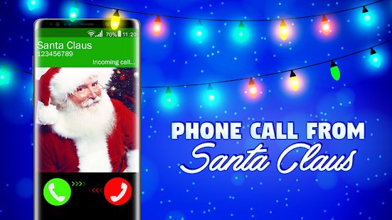 Скачать Ответ на звонок от Деда Мороза (розыгрыш) версия 62.0 apk на Андроид - Встроенный кеш