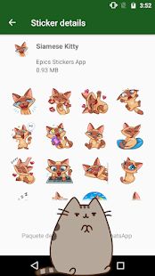 Скачать WAstickerApps коты и котята Наклейки версия 1.8 apk на Андроид - Без кеша