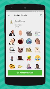 Скачать Meme Stickers for WhatsApp версия 1.07 apk на Андроид - Неограниченные функции