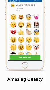 Скачать Big Emoji Stickers For Whatsapp версия 1.0.43 apk на Андроид - Полный доступ