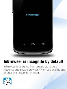 Скачать InBrowser - Инкогнито Просмотр версия Зависит от устройства apk на Андроид - Неограниченные функции