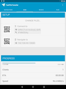 Скачать FastFileTransfer версия 2.1.5 apk на Андроид - Полный доступ