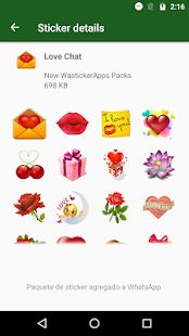 Скачать Наклейки любовь В любви WAstickerApps версия 1.13 apk на Андроид - Без кеша