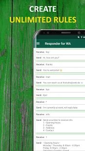 Скачать Автоответчик для WA - Автоматический ответ версия 1.8.3 apk на Андроид - Все открыто